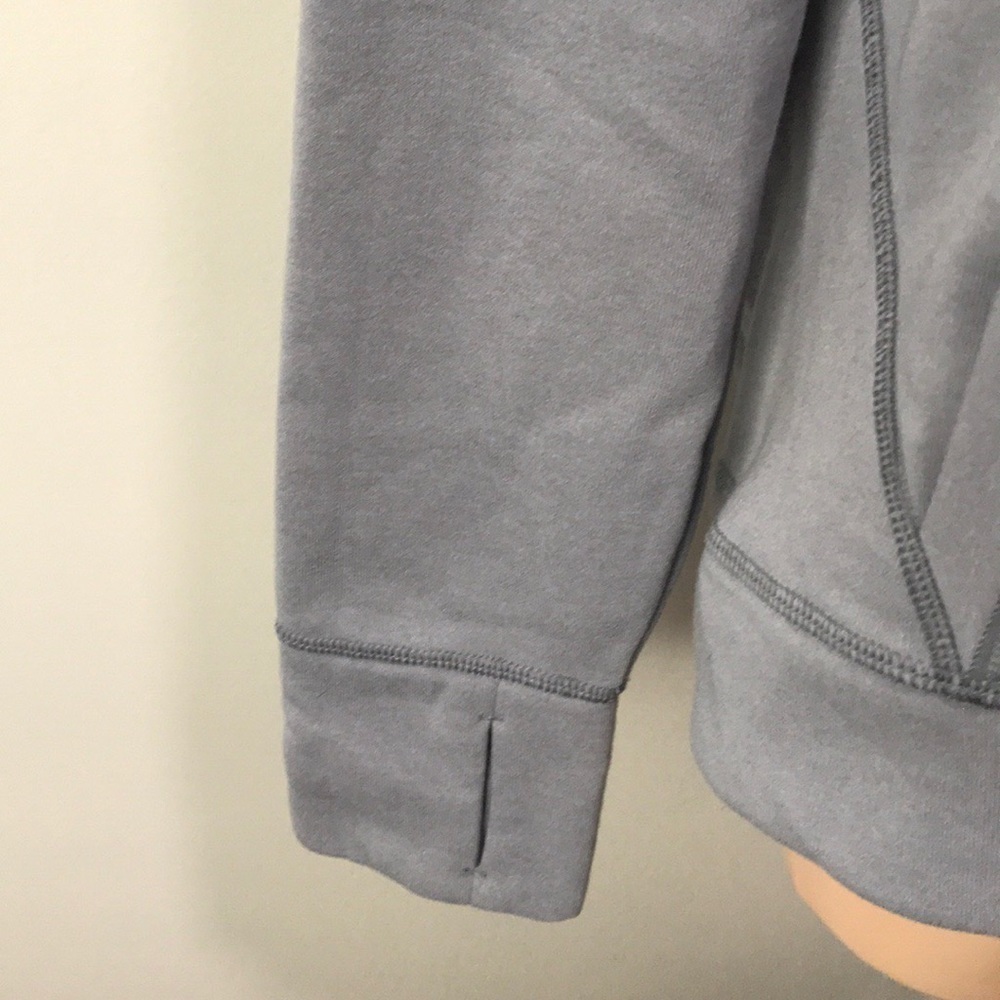 Athleta Hurdle Wrap Necegy Gray Hoodie Sweatshirt - Picture 3 of 9